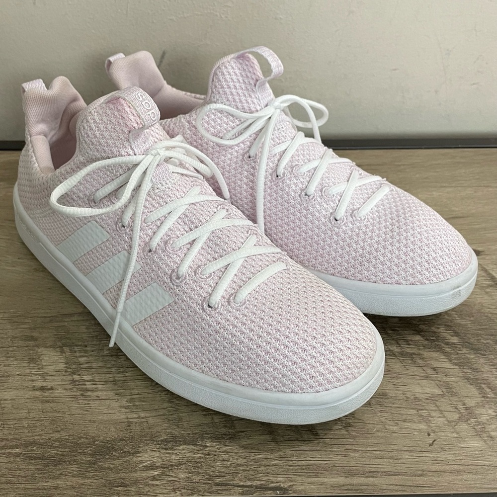 Women's ADIDAS Pale Pink CF ADV Cloudfoam ADVANTAGE Adapt RUNNING Shoes SNEAKERS
